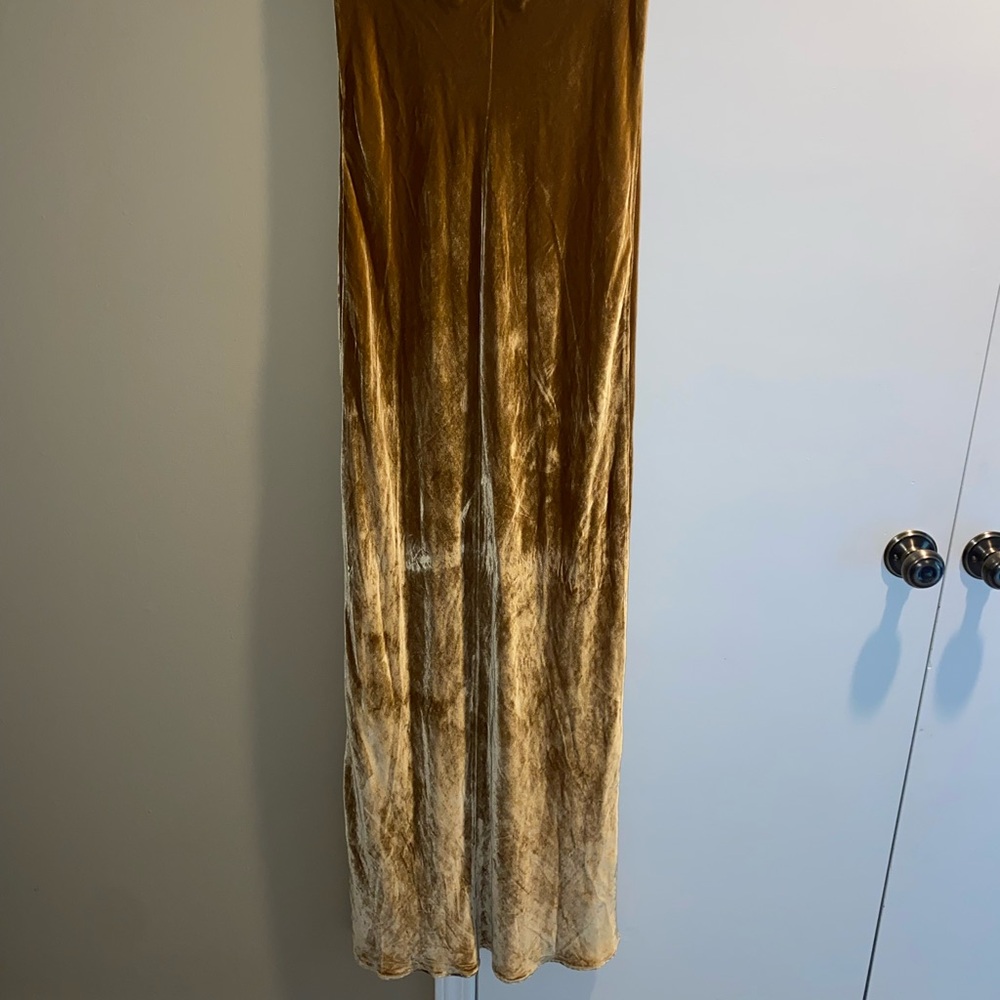 REFORMATION Sylvania Velvet Strapless Dress - Picture 8 of 9